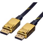 Roline DisplayPort kabel Konektor DisplayPort, Konektor DisplayPort 3.00 m vícebarevná 11.04.5646 stíněný Kabel DisplayPort