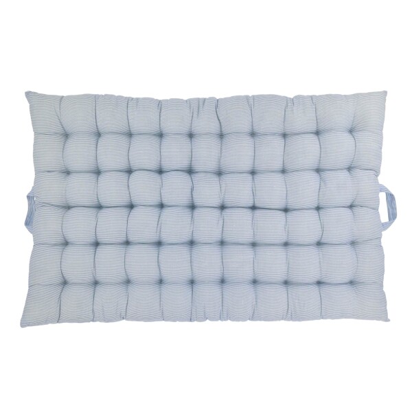 Chic Antique Prošívaná matrace Aix Milk Boy Stripes 100 × 60 cm, modrá barva, textil