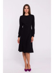Rozšířené šaty S378 černé - Stylove S