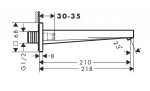 HANSGROHE - Tecturis E Vanová vpusť, chrom 73410000