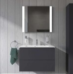 DURAVIT - ME by Starck Umyvadlo nábytkové Compact, 83x40 cm, s 1 otvorem pro baterii, alpská bílá 2342830000