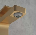 VILLEROY & BOCH - Architectura Square Umyvadlová baterie AquaSmart, kartáčované zlato TVW12500400076