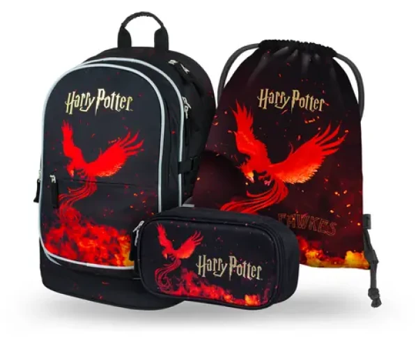 BAAGL SET 3 Core Harry Potter Fénix: batoh, penál, sáček (A-35419)