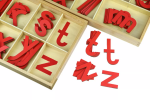 Moyo Montessori Moyo Montessori Velká pohyblivá abeceda, dřevěná