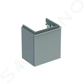 GEBERIT - iCon Spodní skříňka pod umývátko, 370x412x261 mm, platinová lesklá 840039000
