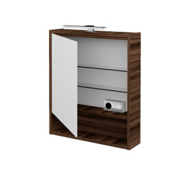 Dřevojas - Jednodveřová galerka FOCUS GAOE 60 - D06 Ořech / Pravé 283209P