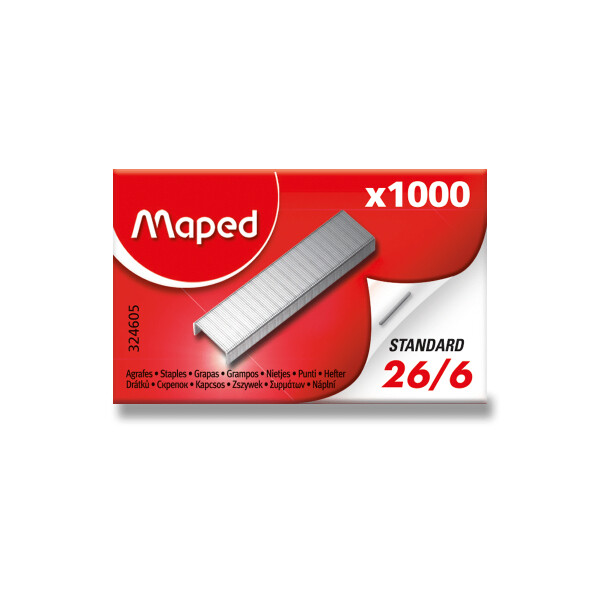 Maped - Drátky 26/6 1000ks