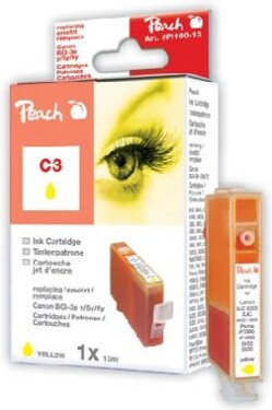 Peach C3 alternativní cartridge / 13 ml / žlutá (310538)