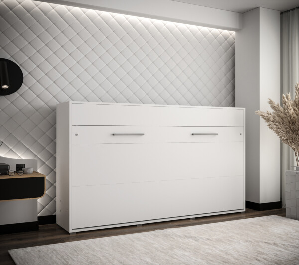 Vyklápěcí postel HH120 Barva korpusu: Bílá mat + Bílá mat