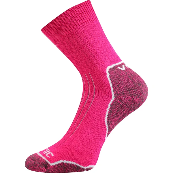 VOXX Ponožky silné s ionty stříbra ZENITH anatomicky tvarované MAGENTA 41-42 115145