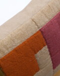 House Doctor Prošívaný povlak na polštář Block Multi 30 × 50 cm, multi barva, textil