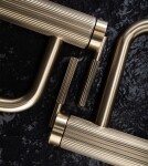 REA - Umyvadlová baterie Argon - broušené zlato, vysoká REA-B7802