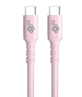 TB Touch Jelly USB-C - USB-C 60W kabel růžový / Datový kabel / USB 2.0 / 1m (AKTBXKUCCZEL10P)