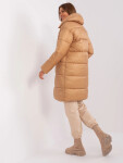 Lehká dámská péřová zimní bunda ve velbloudí barvě Factory Price (TR8310) odstíny béžové L (40)