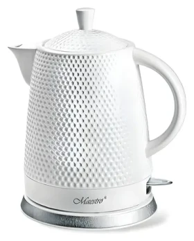 Maestro MR-069 bílá / Rychlovarná konvice / 1500 W / 1,5 l / keramická (MR-069-WHITE)
