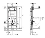 GEBERIT Duofix bez tlačítka + WC JIKA LYRA PLUS + SEDÁTKO DURAPLAST 111.300.00.5 LY6