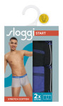 Pánské boxerky Start Hipster C2P box - UNKNOWN - modročerné V005 - SLOGGI UNKNOWN 7