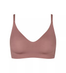 Dámská podprsenka ZERO Microfibre 2.0 Bralette - CACAO - kakaová 1141 - SLOGGI BROWN XS