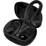 JVC HA-EC25TBU černá / Bezdrátová sluchátka s mikrofonem / Bluetooth 5.1 / IPX5 / Nabíjecí pouzdro