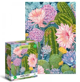 Puzzle Botany: Kaktusy a sukulenty 350 dílků