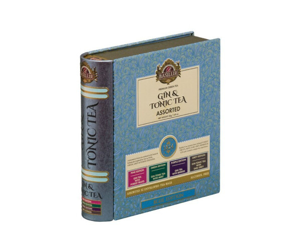 BASILUR Gin & Tonic Tea Blue Book Assorted plech 32x1,5g