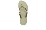 Havaianas Flash Sweet beige straw pantofle