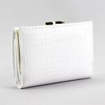 Luxusní dámská kožená peněženka Gregorio Aisha, bílá