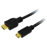 LogiLink HDMI - mini HDMI černá / Kabel / HDMI High Speed with Ethernet / 4K / 1,5 m (CH0022)