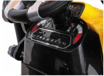 Mamido Dětský elektrický traktor MEGA D68 24V s přívěsem žlutý