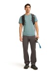 Pánské merino triko s krátkým rukávem ICEBREAKER Mens Mer Core SS Tee, Blue Ash velikost: XL