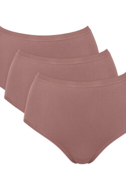 SLOGGI GO DAILY BAVLNĚNÉ KALHOTKY S VYSOKÝM PASEM MOCCA L