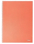 Esselte Colour'Breeze korálová / Blok / A4 / linkovaný / 80 g/m2 (628483)