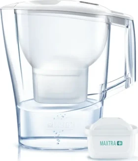 Brita Aluna bílá / Filtrační konvice na vodu / 2,4 l / filtr Maxtra Pro Pure (1052801)