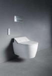 DURAVIT - ME by Starck Závěsné WC Rimless pro bidetové sedátko Sensowash, HygieneGlaze, bílá 2529592000