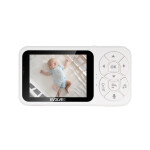 EVOLVEO Baby Monitor N35 – dětská chůvička s kamerou, VOX, teploměr, noční vidění, RGB světlo Růžová