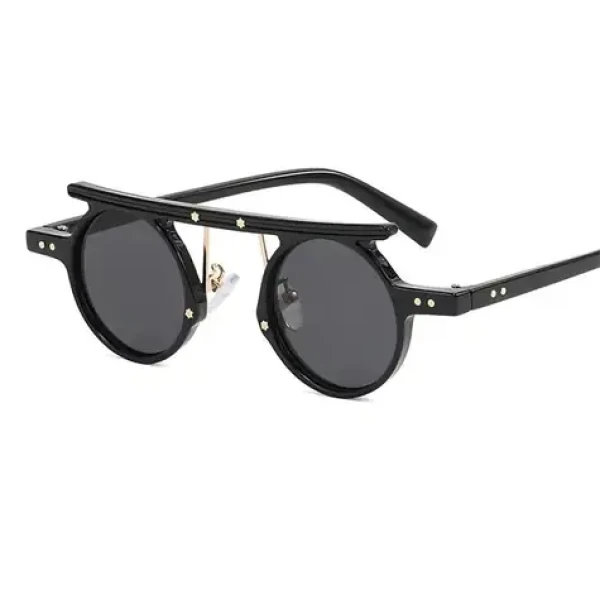 VeyRey Pánské sluneční brýle steampunk Punnyostion černá univerzální