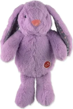 DOG FANTASY Hračka Zajíček Cuddle s tlukoucím srdcem fialová / 29 cm / polyester (454-860729)