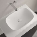 VILLEROY & BOCH - Loop&Friends Umyvadlo na desku, 62x42 cm, s přepadem, CeramicPlus, alpská bílá 4A5000R1