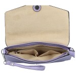 Stylová dámská koženková crossbody kabelka Loren, fialová