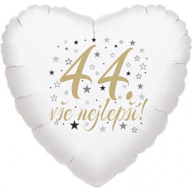 44. narozeniny balónek srdce Balonky.cz 44. narozeniny balónek srdce Balonky.cz