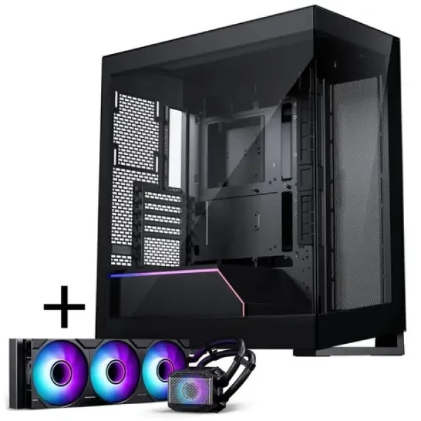 PHANTEKS NV5 MK2 + Glacier One 360M25 Gen2 černá / Sada / PC skříň E-ATX + AiO vodní chladič 360mm / DRGB (GABU-516)