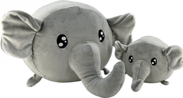 Magic Baby Slon - maminka s mláďátkem - set plyšových hraček 20 a 40 cm