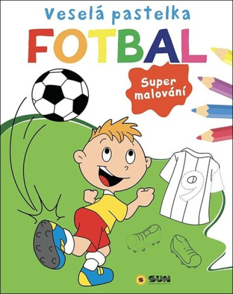 Veselá pastelka Fotbal - Supermalování