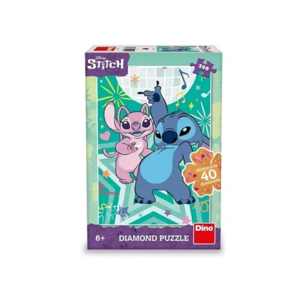 Dino Puzzle Stitch diamond