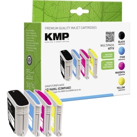 KMP Ink kombinované balení kompatibilní náhradní HP 940XL, C2N93AE, C4906AE, C4907AE, C4908AE, C4909AE černá, azurová, purppurová, žlutá H71V 1715,4005 - HP C2N93AE - renovované
