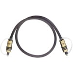 SpeaKa Professional Toslink digitální audio kabel [1x Toslink zástrčka (ODT) - 1x Toslink zástrčka (ODT)] 1.50 m černá SuperSoft opletení Sp