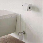 Laufen - Cana WC štětka nástěnná s držákem, sklo/chrom H3841310040001