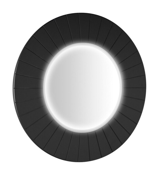 SAPHO - LUMIRO STRIP kulaté zrcadlo s LED osvětlením v rámu ø 75cm, carina LR750-4141S