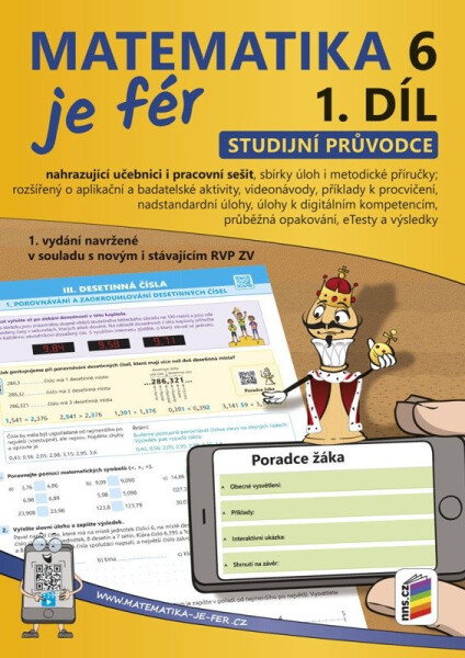 Matematika je fér 6 ročník - 1. díl (studijní průvodce) - František Antonín Novák
