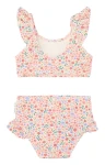 Little Dutch Dreamy Flowerfield vel. 86/92 / Plavky bikiny / recyklovaný nylon (CL26030757LD)